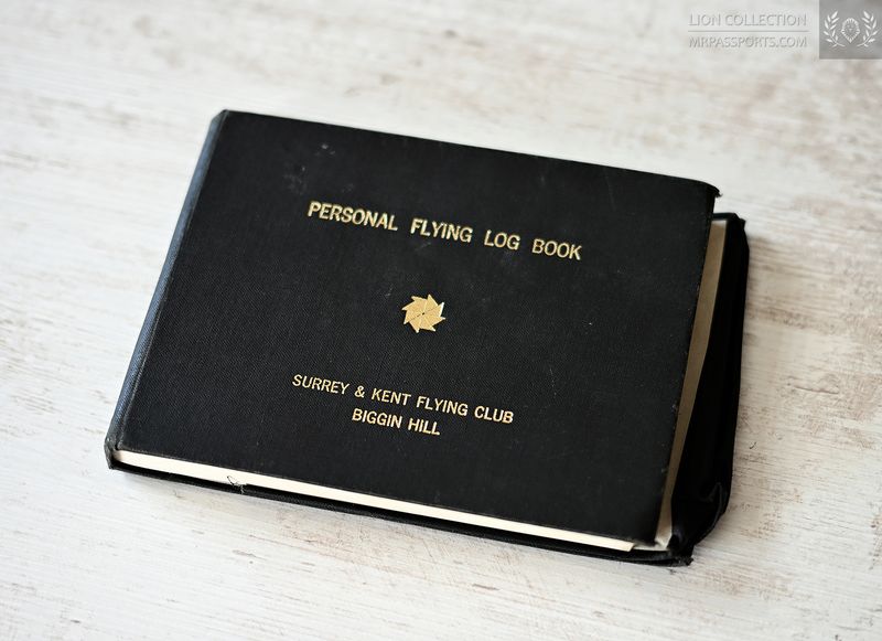 UK, 1969: Student Pilot Licence + Logbook, as well as various documents, a checklist, and brochures. All from one person