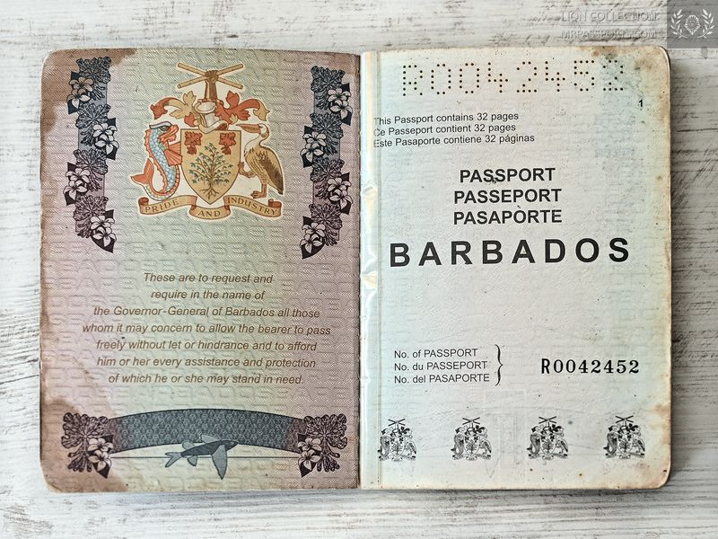 Barbados, 2006-2011 passport