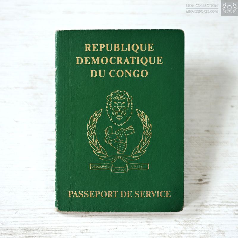 DR Congo, 2008-2009 Service Passport, excellent condition
