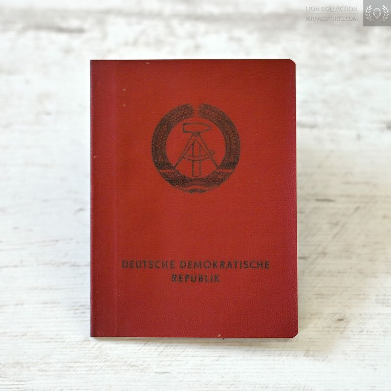 GDR (East Germany), 1985-1994 Residence permit - Mega rare document