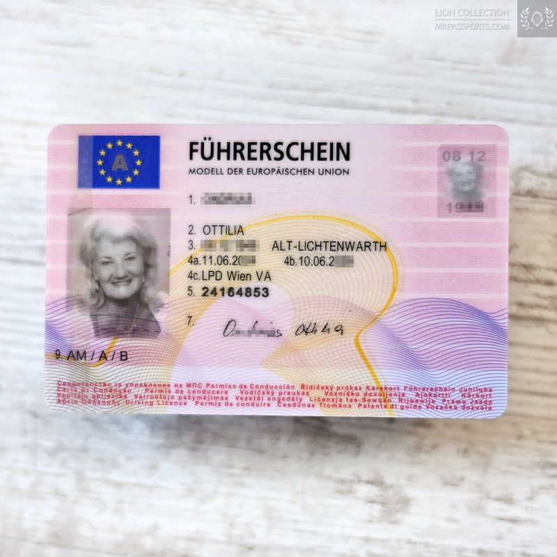 Austria, Driver's Licence, EU model