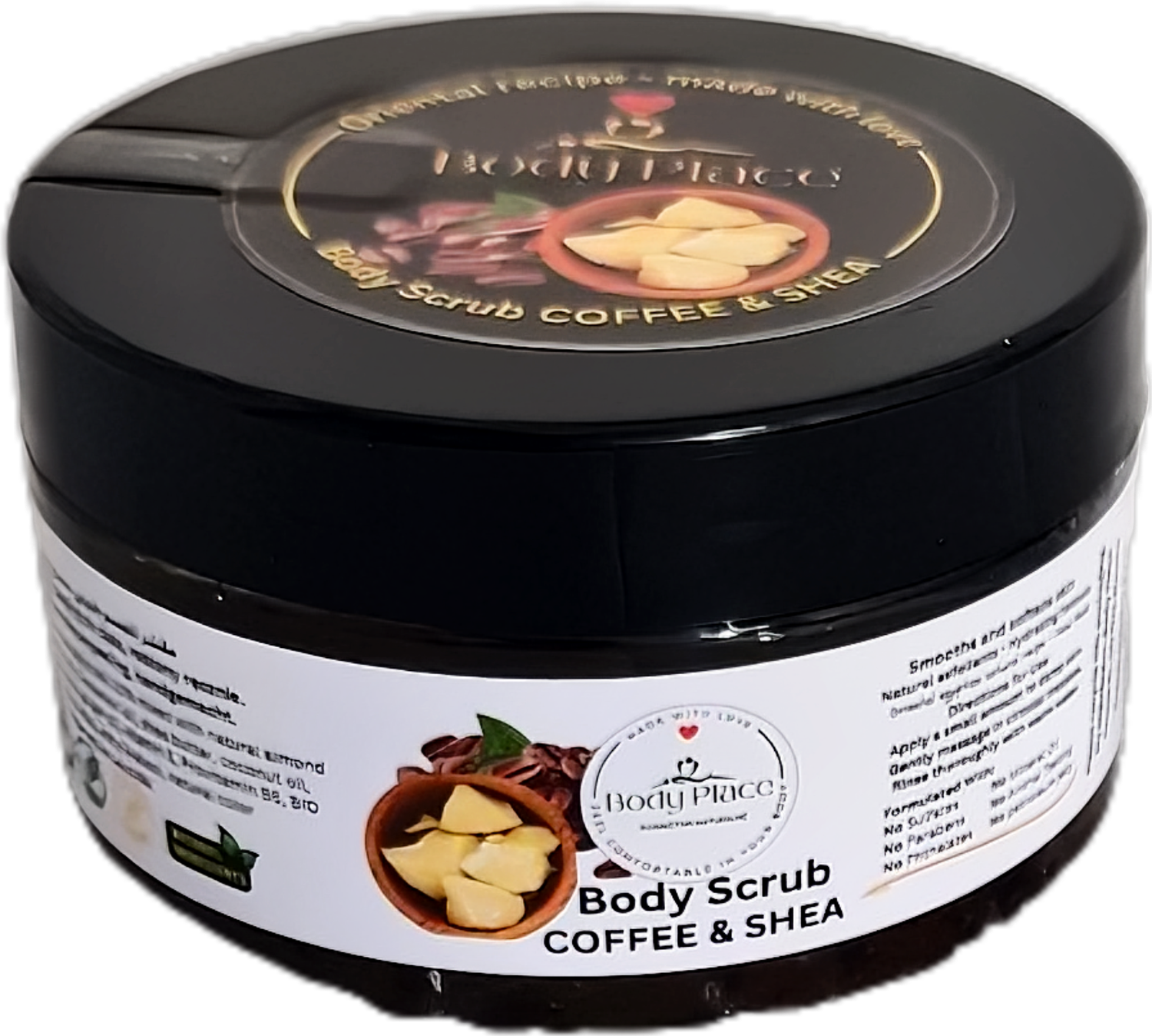 Natural COFFEE &amp; SHEA peeling Smooth skin oriental ingredients