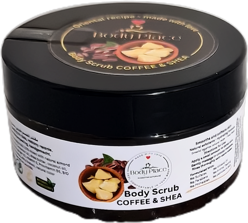 Natural COFFEE &amp; SHEA peeling Smooth skin oriental ingredients