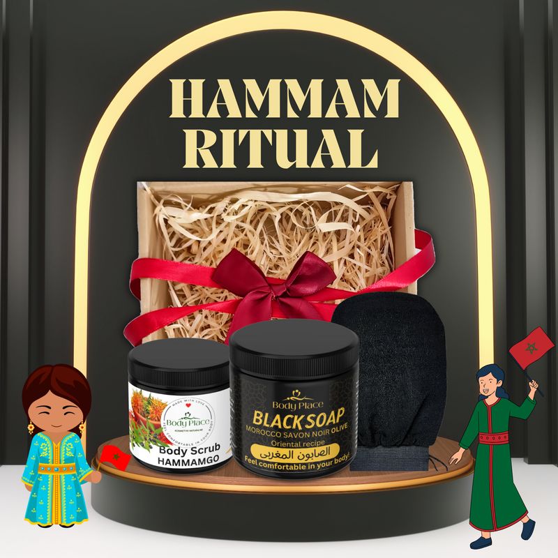 Gift set of the Moroccan Hammam Ritual in your home!