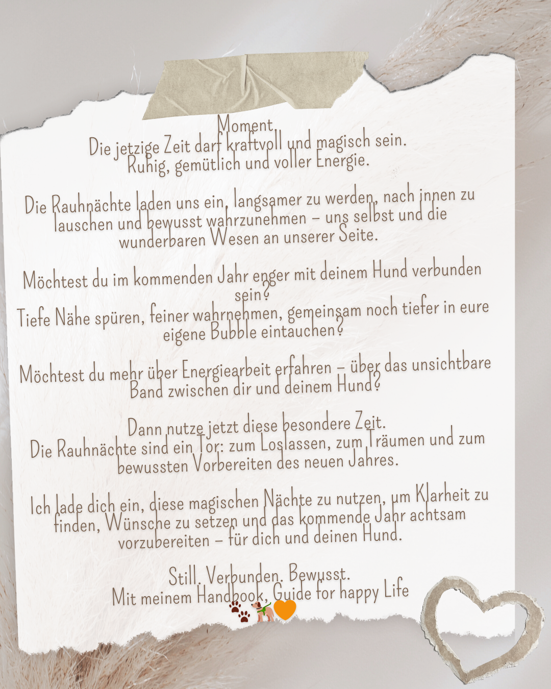 Guide for happy Life - Rauhnächte mit Hund