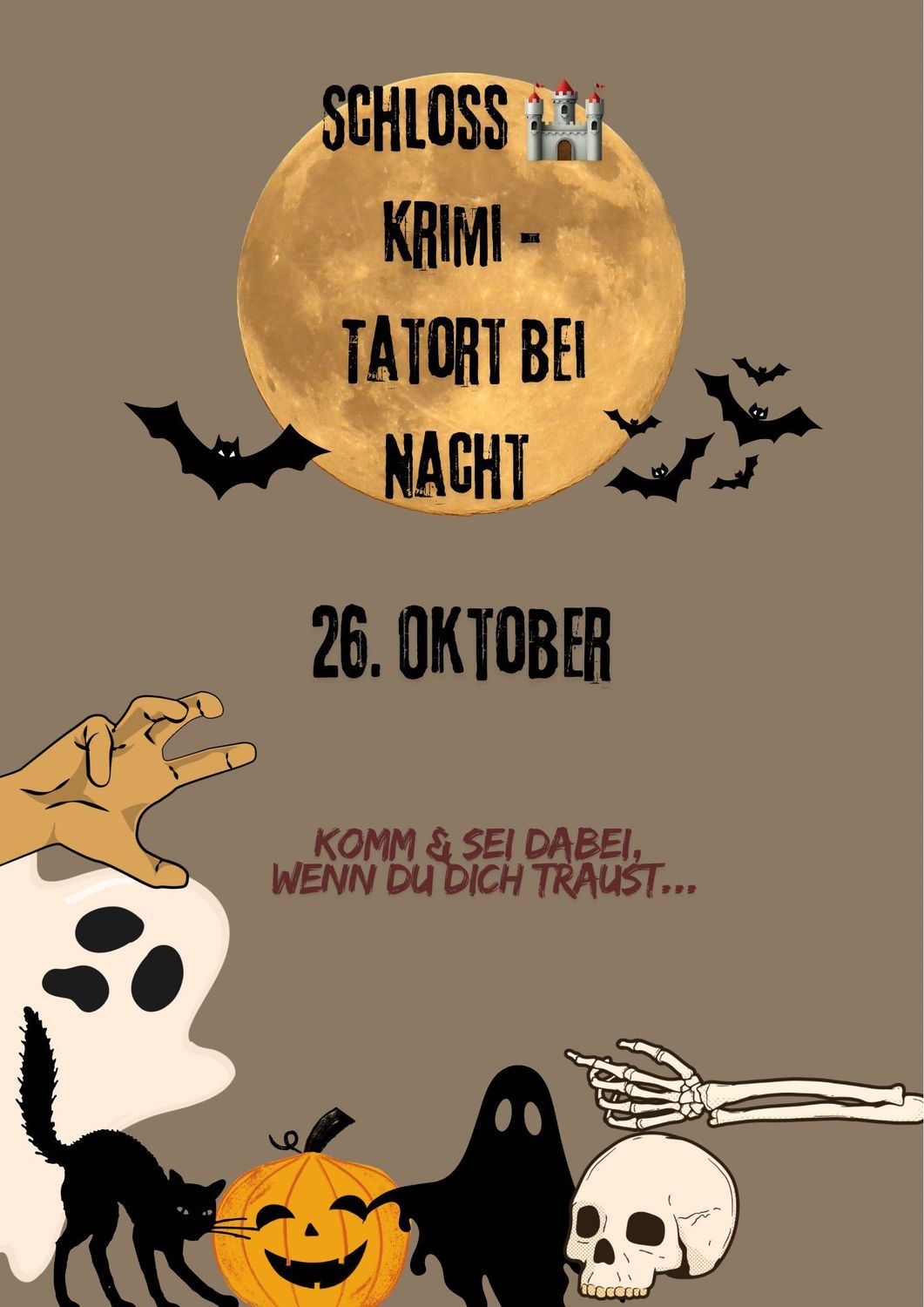 Schloss Krimi - Tatort bei Nacht 11.10.2026 Schloss Krimi - Tatort bei Nacht 11.10.2026