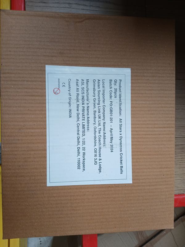 3 pallets of Cricket balls all star 20 in box ( middle bay 8)