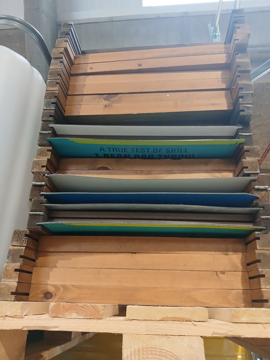 1 pallet of A frames (top of bay 12)