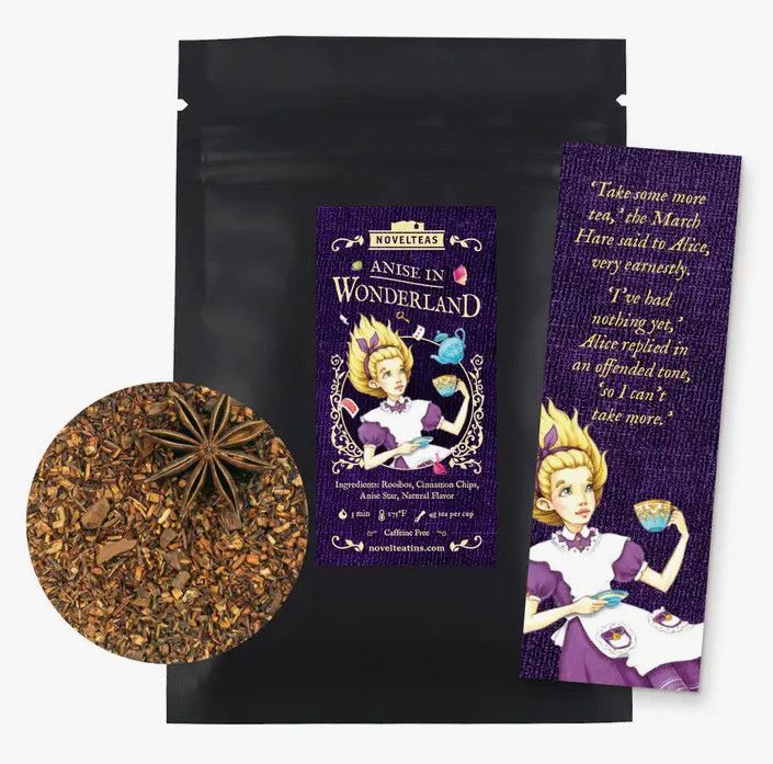 Alice in Wonderland Loose Leaf Tea with Bookmark