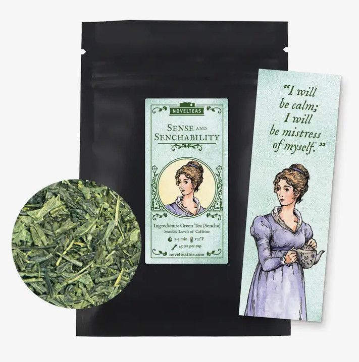 Austen&#39;s Sense and Sensibility Loose Leaf Tea with Bookmark