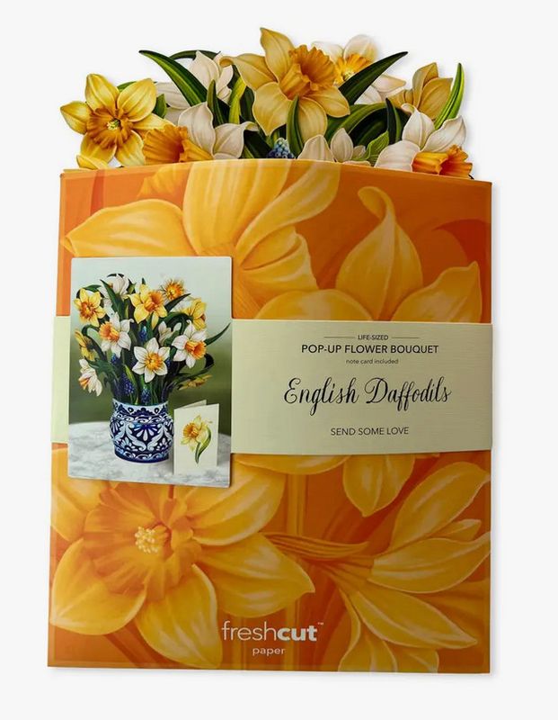 English Daffodils Pop-Up Greeting Cards