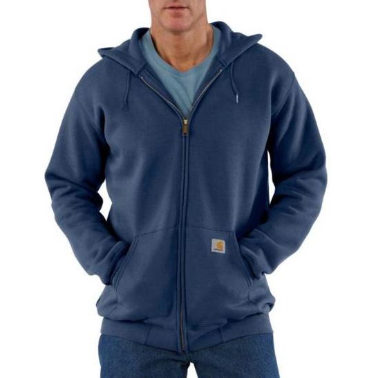 Loose Fit Midweight Full-Zip Sweatshirt, New Navy