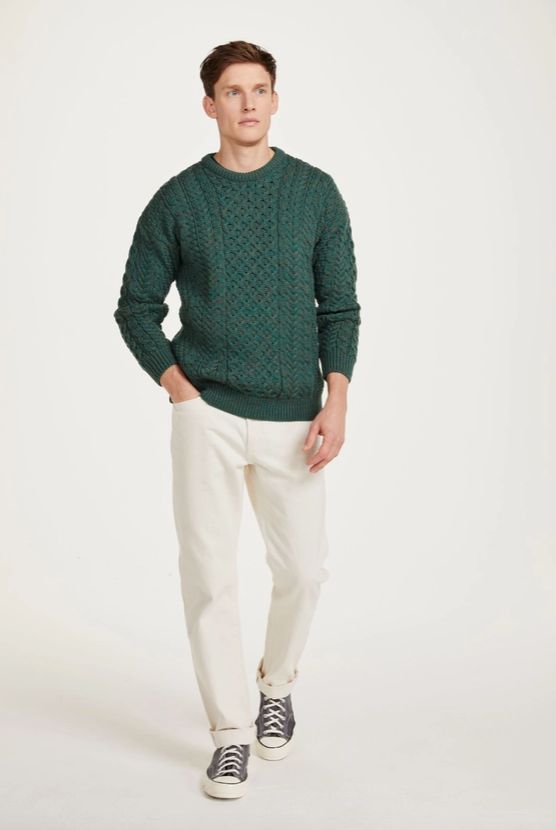 Inisheer Traditional Mens Aran Sweater