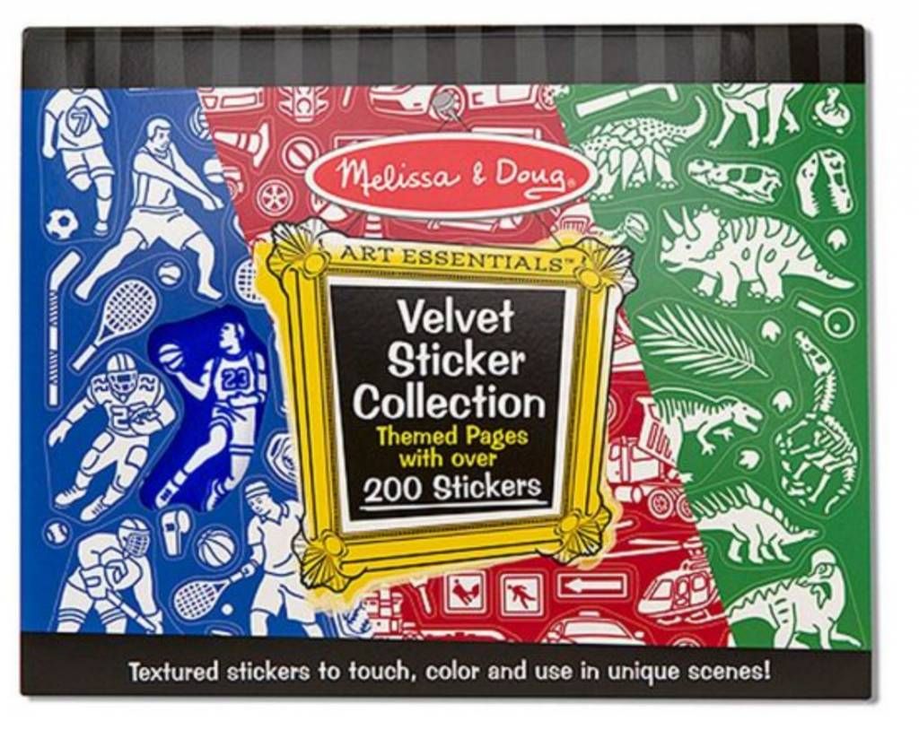 Velvet Sticker Collection - Blue