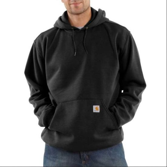 Loose Fit Midweight Sweatshirt, Black