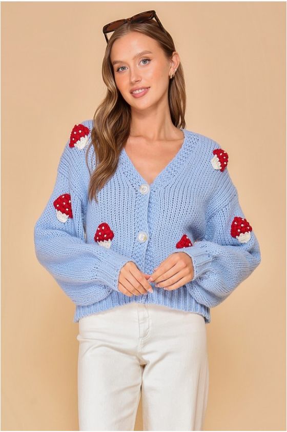 Mushroom Cardigan