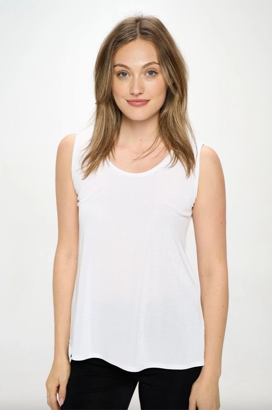 Bns Solid Sleeveless Tank Top