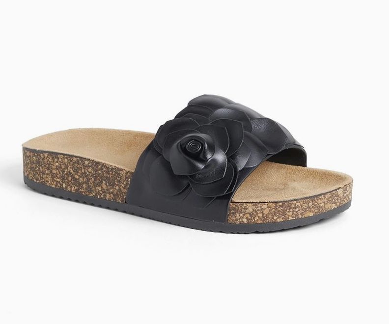 Belinda Cork Sandals, BLK