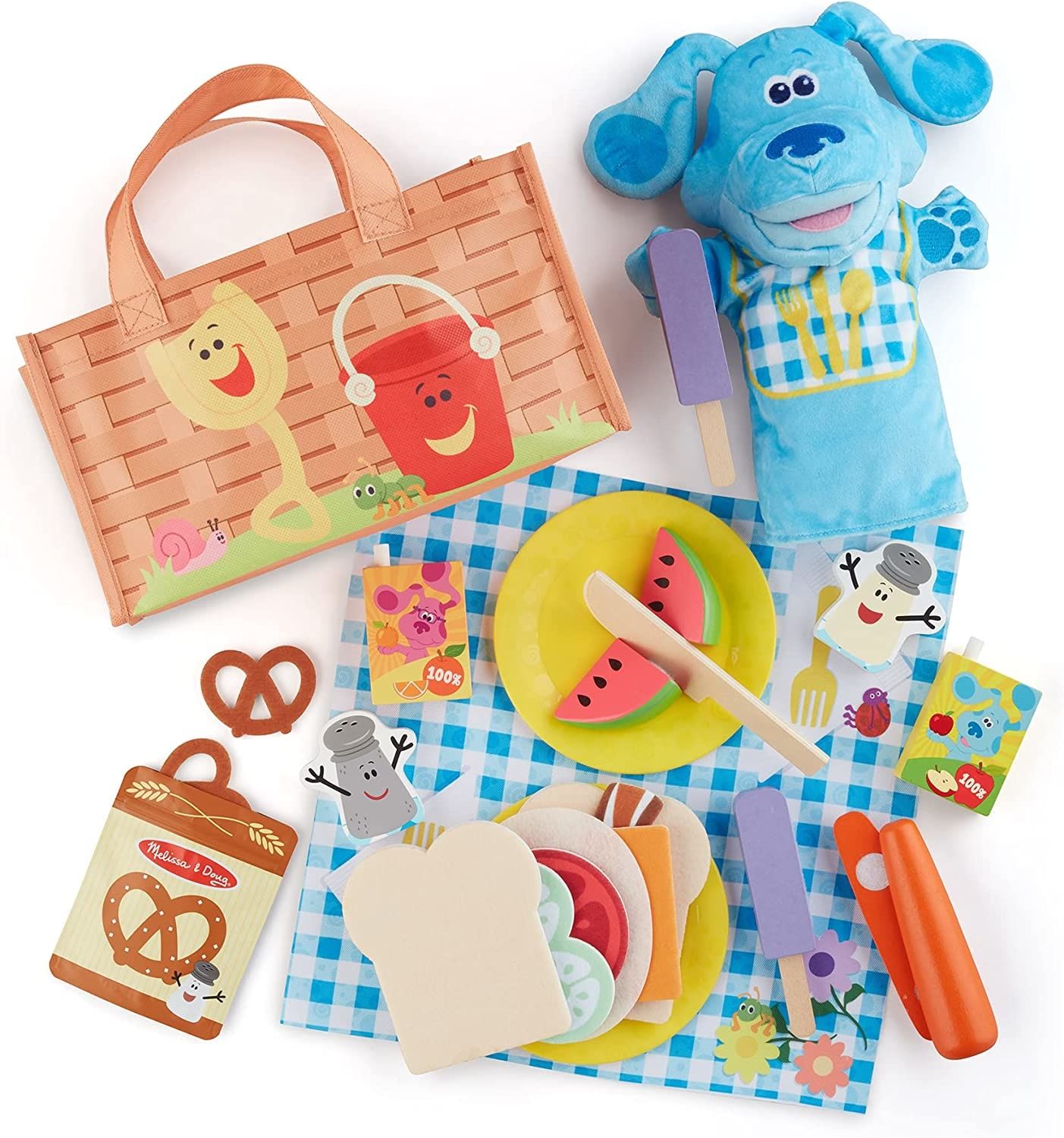 Blues Clues &amp; You! Share with Blue Picnic Play Set