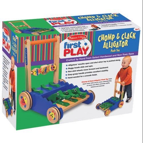 Chomp &amp; Clack Alligator Push Toy