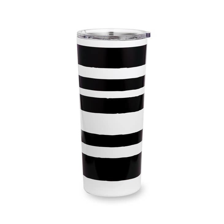 Stainless Steel Tumbler, Sarah Stripe