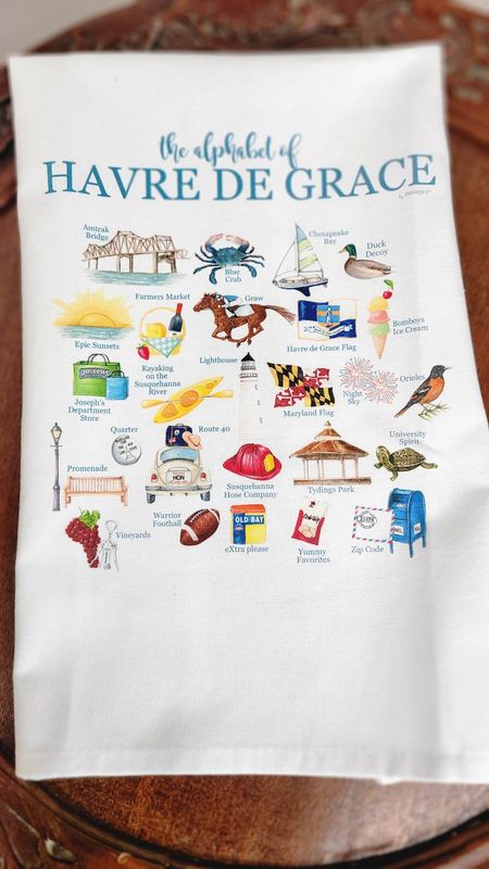 HdG Alphabet Dish/Bar Towel