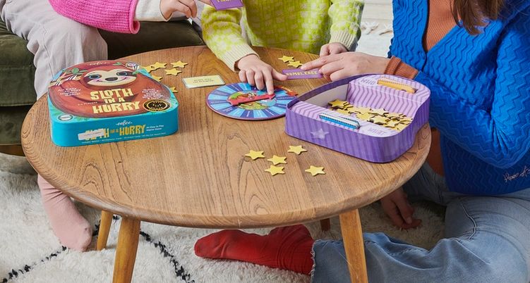 Sloth in a Hurry Shaped Box Spinner Game