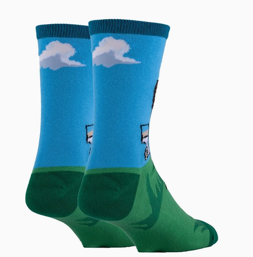Let&#39;s Paint Bob Ross Novelty Socks 8-13