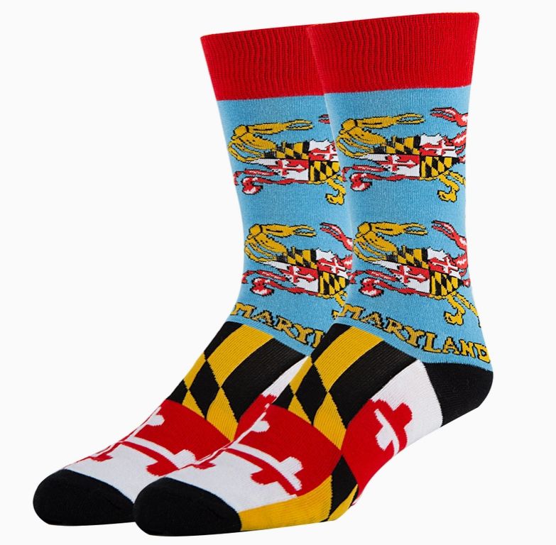 Maryland Novelty Socks 8-13