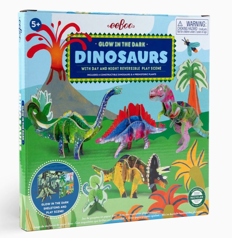 Dino 3D Glow-in-The-Dark Building Set
