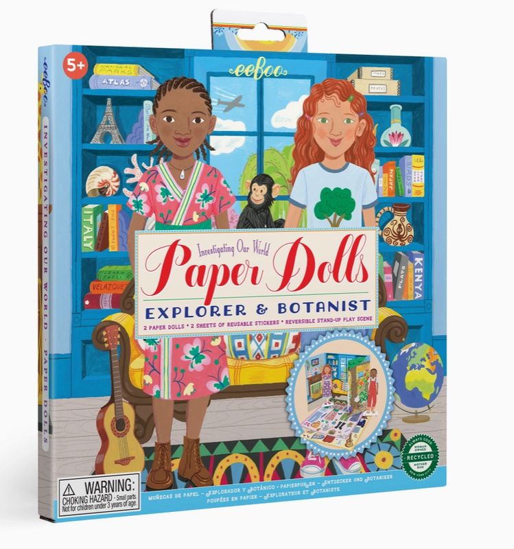 Explorer &amp; Botanist Paper Doll Set
