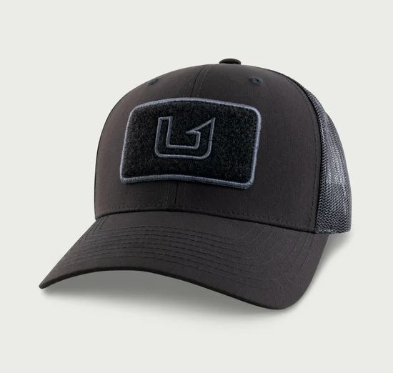 Fly Patch Trucker Cap, Black