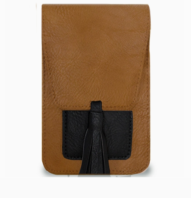 Harper Crossbody, Suede Camel