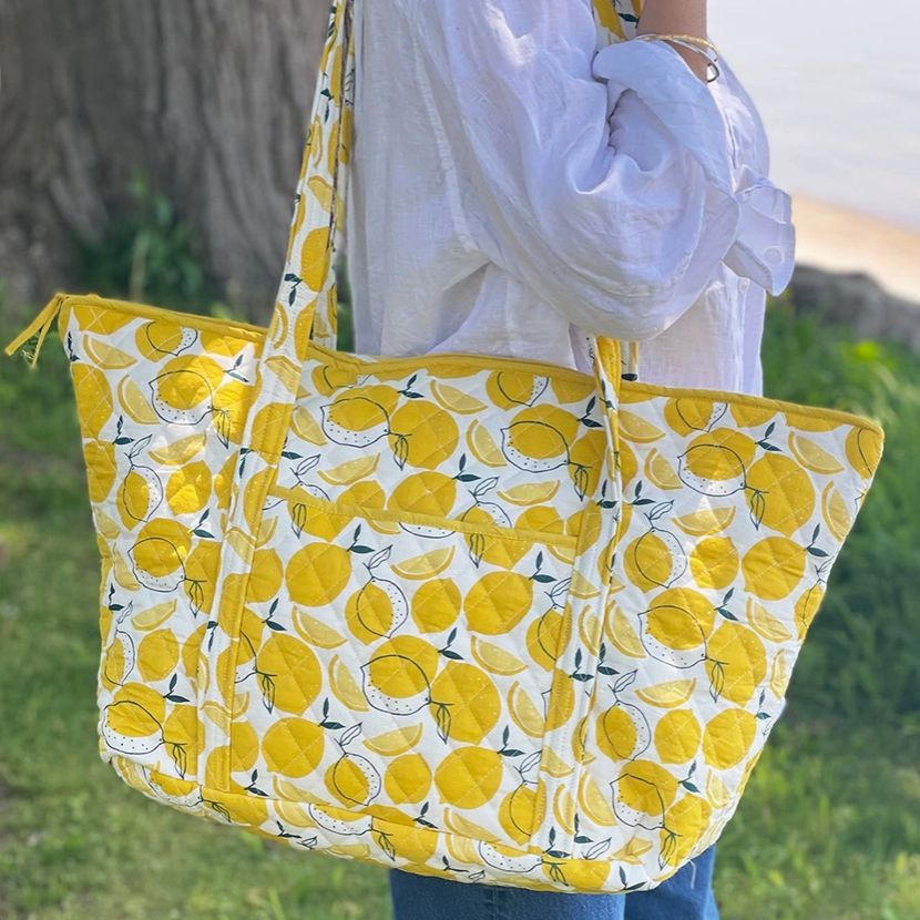 Limon Quilted Tote