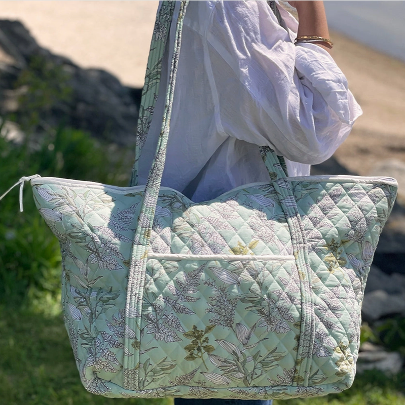 Serena Quilted Tote