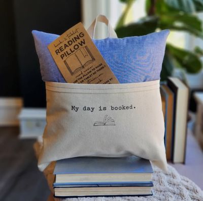 Reading Pillow - My Day is Booked