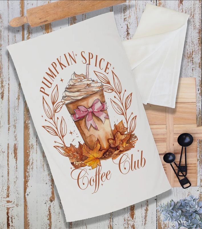 Pumpkin Spice Club Terry Towel