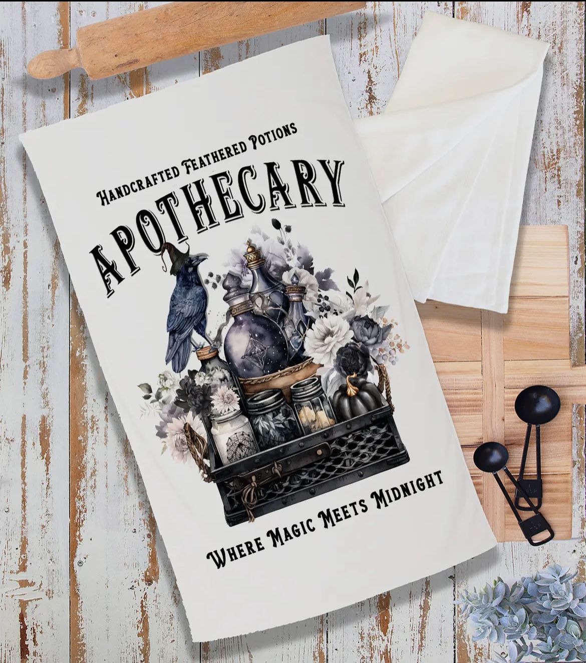 Apothecary Potions Terry Towel