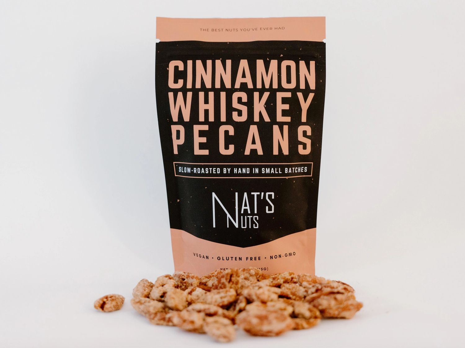 Cinnamon Whiskey Pecans