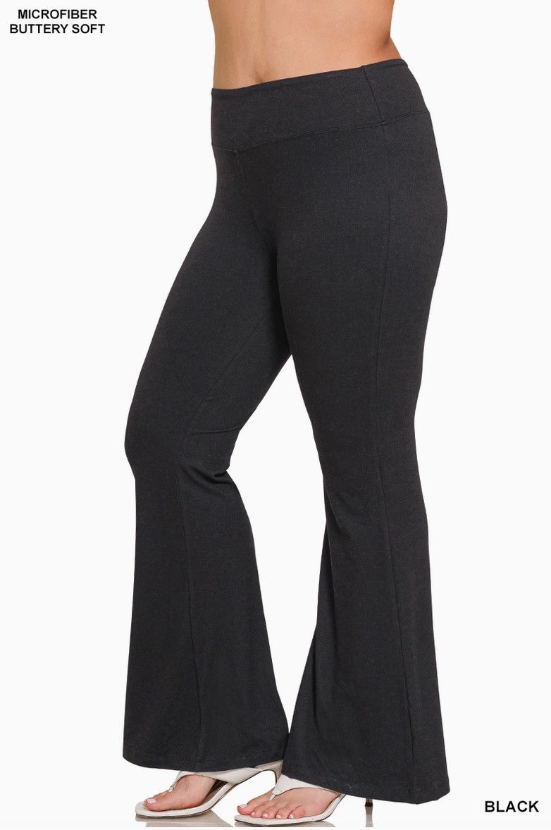 Plus Buttery Soft Flare Leg High Waist Yoga Pant