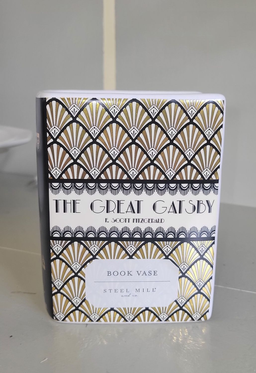 Great Gatsby Small Book Vase