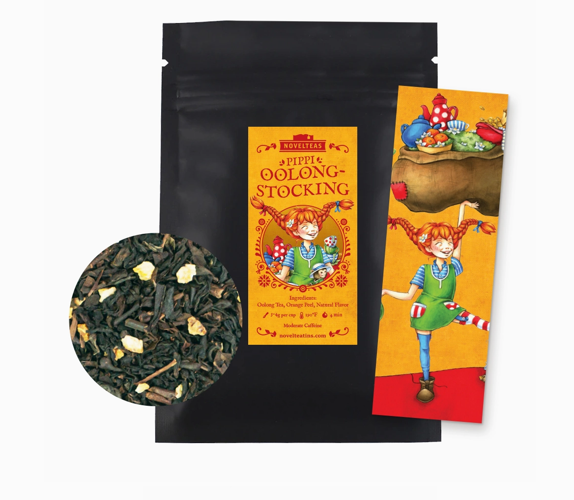 Pippi Longstocking Loose Leaf Tea W/ Bookmark