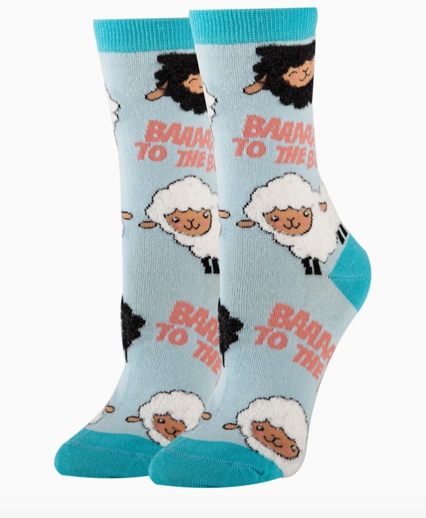 Baaah to the Bone Novelty Socks 8-13