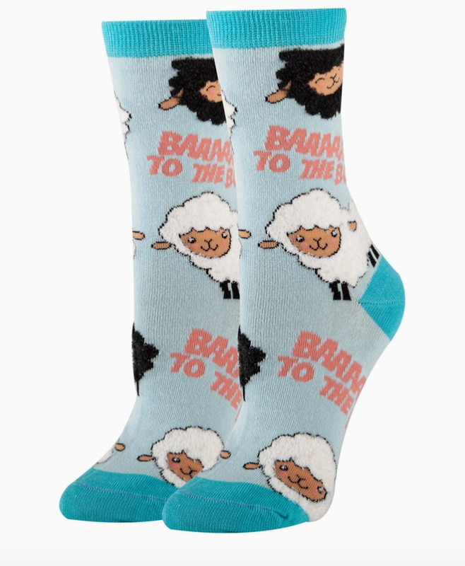 Baaah to the Bone Novelty Socks 8-13