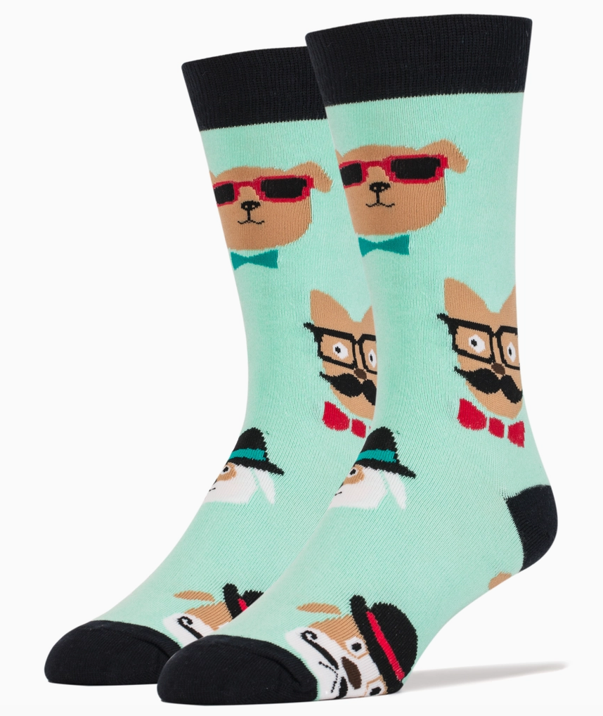 Dapper Dogs Novelty Socks 8-13