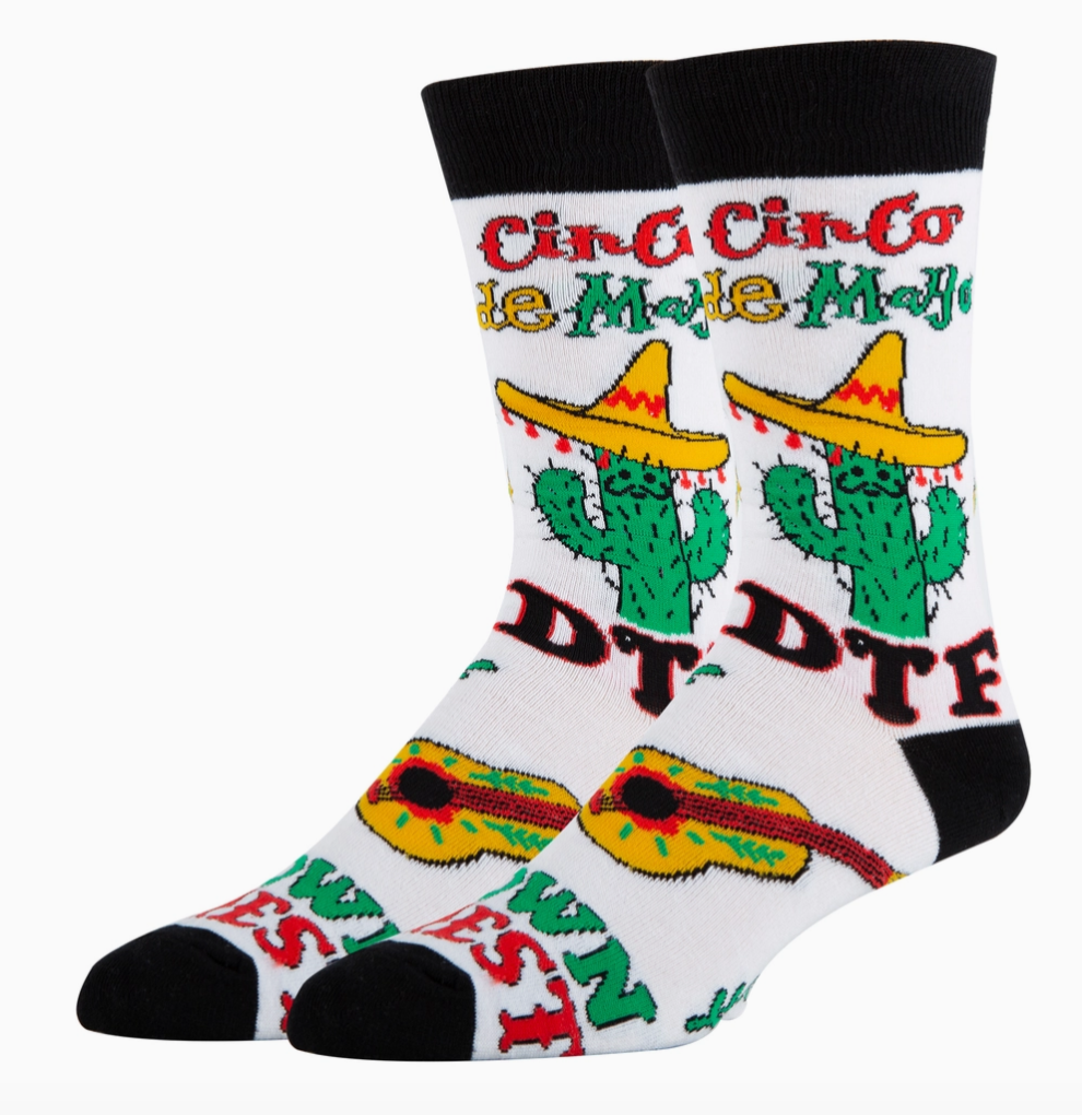 Down To Fiesta Novelty Socks 8-13