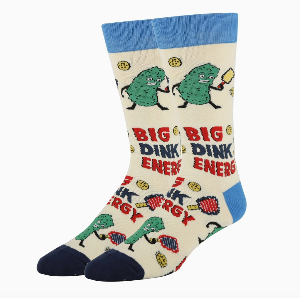 Pickle Ball Novelty Socks 8-13