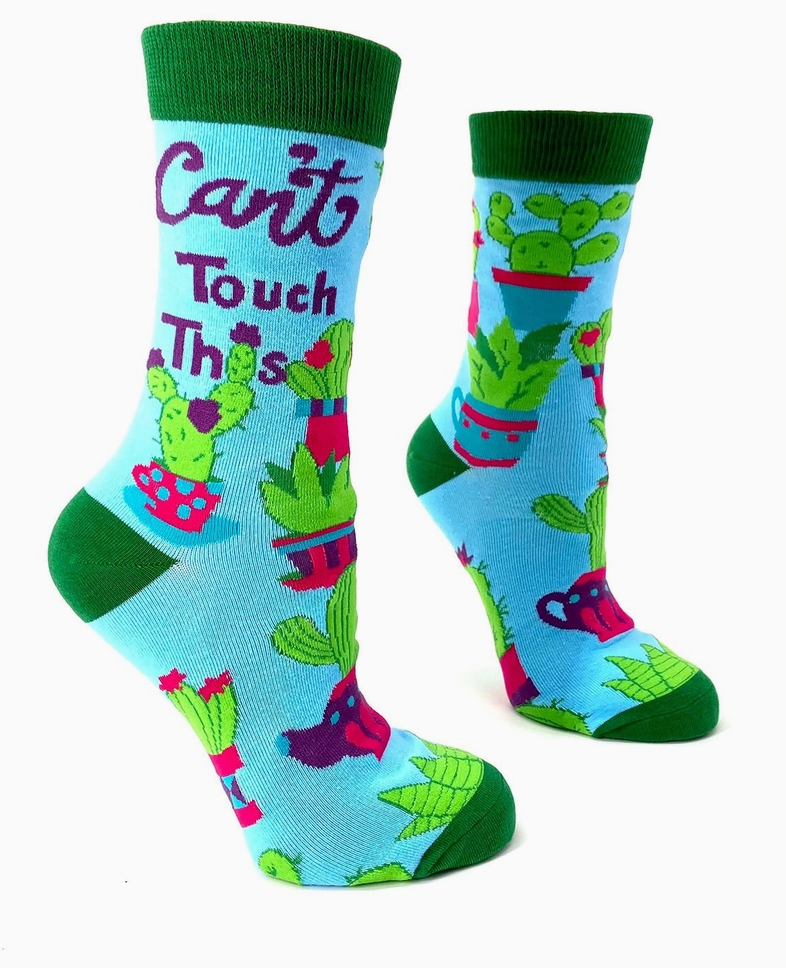 Can&#39;t Touch This Cactus Crew Socks