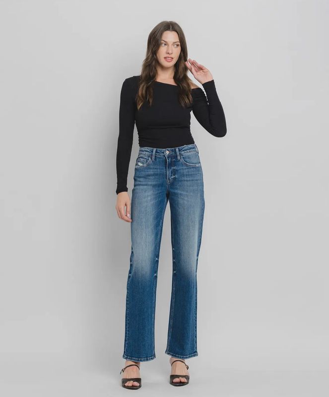 Vervet High Rise Slim Wide Denim, Dreamland