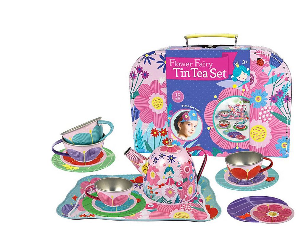 Flower Fairy Tin Tea Set